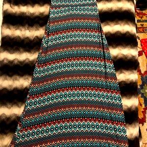 Multicolored Maxi Skirt